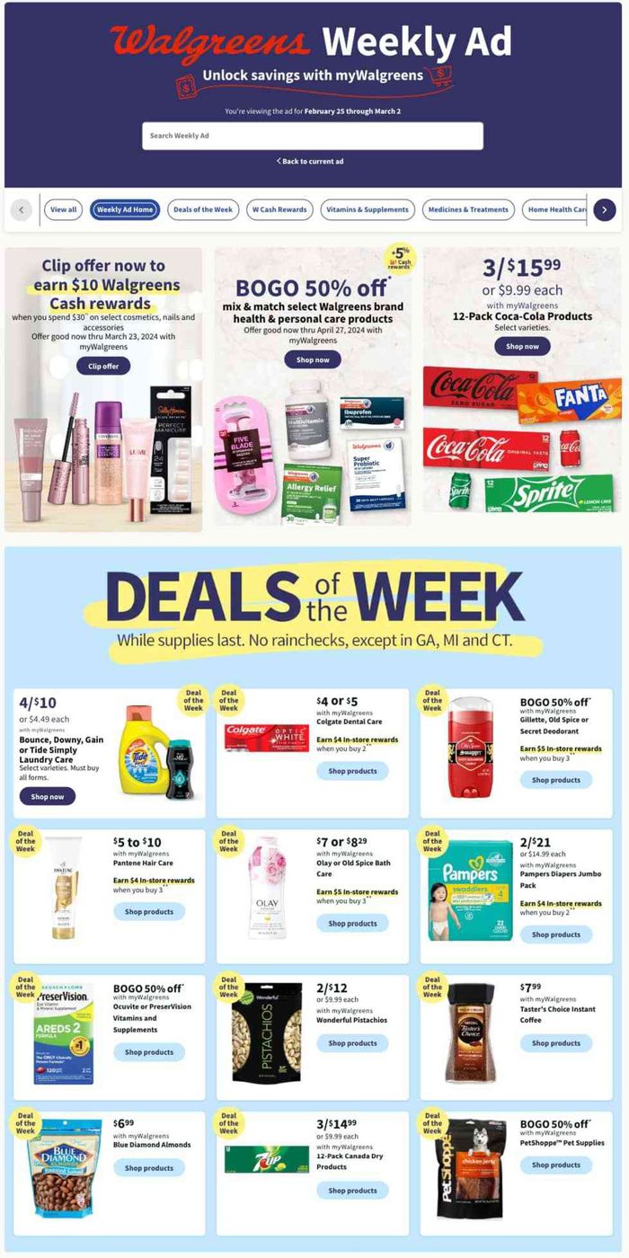 Walgreens catalogue in Collinsville IL | Weekly Ads Walgreens | 3/3/2024 - 3/9/2024
