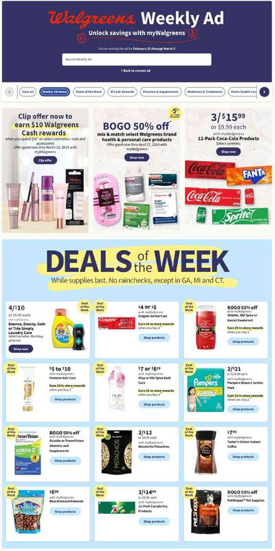Grocery & Drug offers in Castleton IN | Weekly Ads Walgreens in Walgreens | 3/3/2024 - 3/9/2024