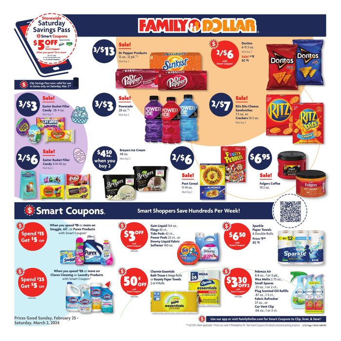 Family Dollar catalogue | Current Ad | 2/25/2024 - 3/2/2024