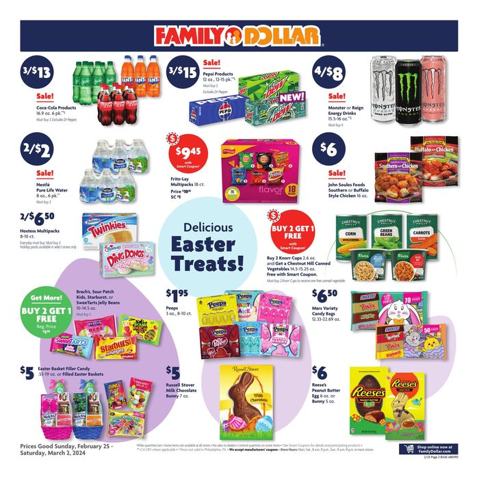 Family Dollar catalogue | Current Ad | 2/25/2024 - 3/2/2024