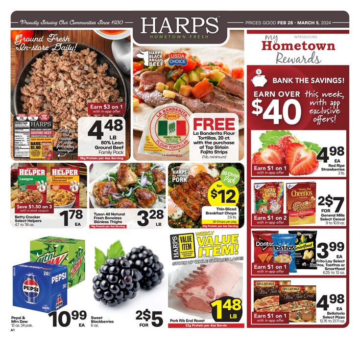 Harp's Market catalogue in Fayetteville AR | Harp's Market New Ad | 2/29/2024 - 3/5/2024