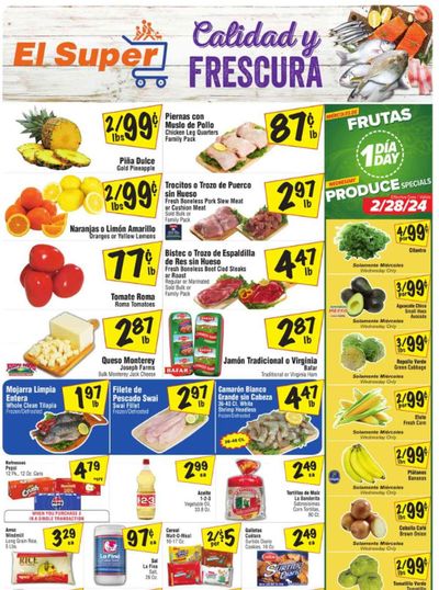 El Super catalogue in City of Commerce CA | Quality And Freshness | 2/29/2024 - 3/5/2024