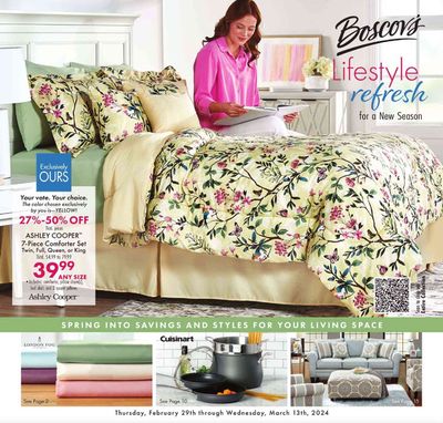 Department Stores offers in Maple Shade NJ | Lifestyle Refresh in Boscov's | 2/29/2024 - 3/13/2024