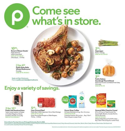 Grocery & Drug offers in Coral Gables FL | Come See What's In Store in Publix | 3/1/2024 - 3/6/2024