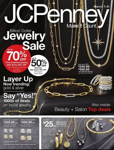 JC Penney catalogue | Jewelry Sale | 3/11/2024 - 3/31/2024