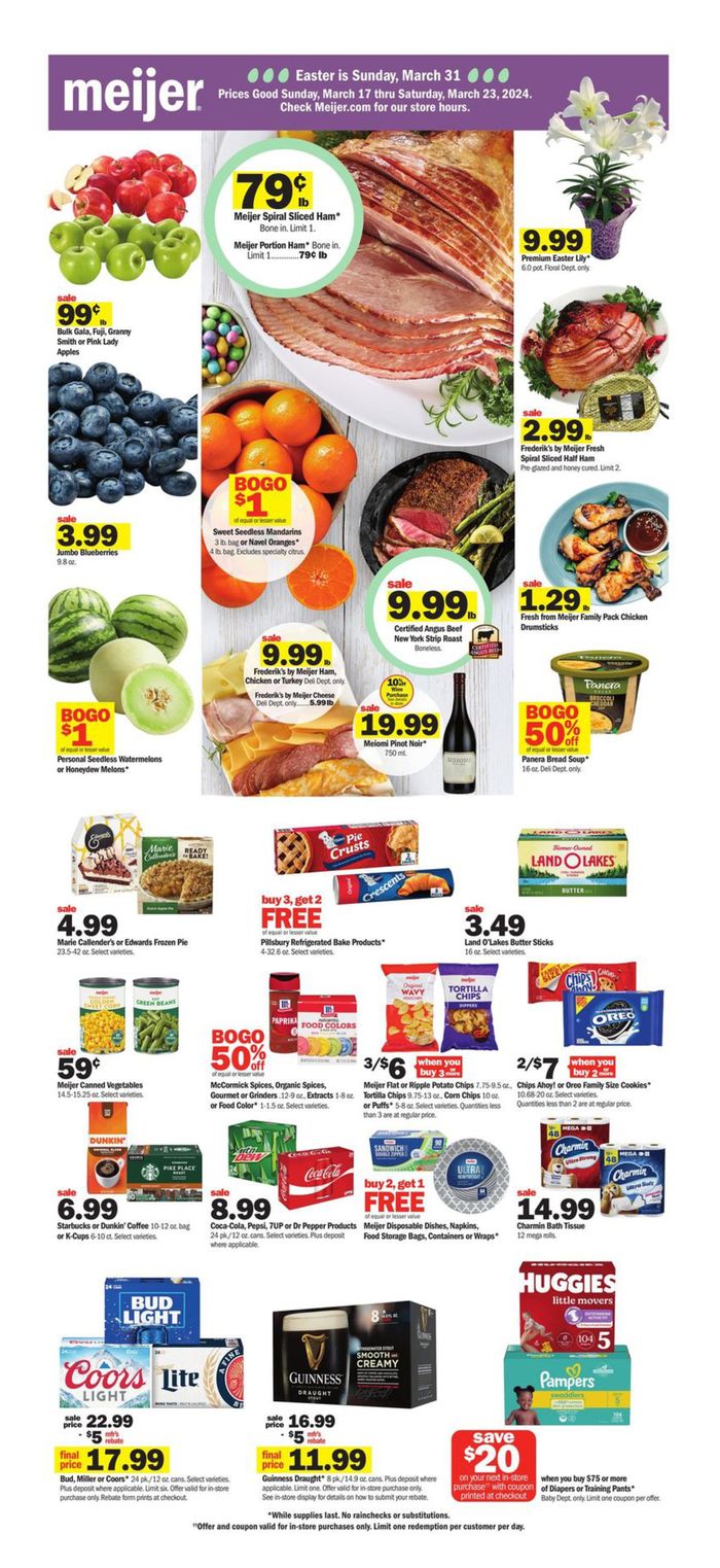 Meijer Jackson MI 3333 E Michigan Ave Store Hours & Deals Tiendeo