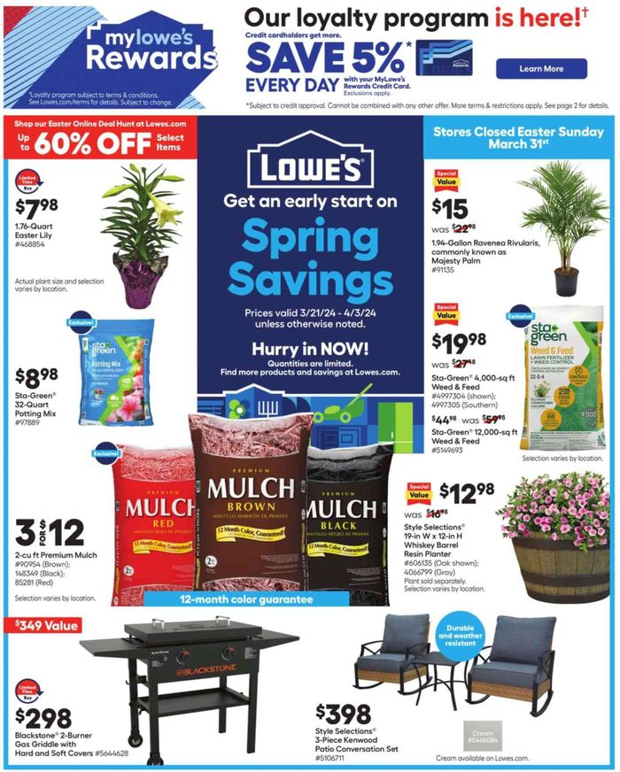 Lowe's Deals & Catalogues April 2024 Tiendeo