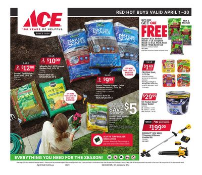 Ace Hardware catalogue | April Red Hot Buys | 4/2/2024 - 4/30/2024