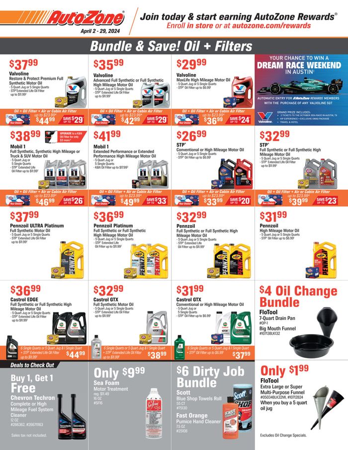 AutoZone Promo Codes & Coupons April 2024 Tiendeo