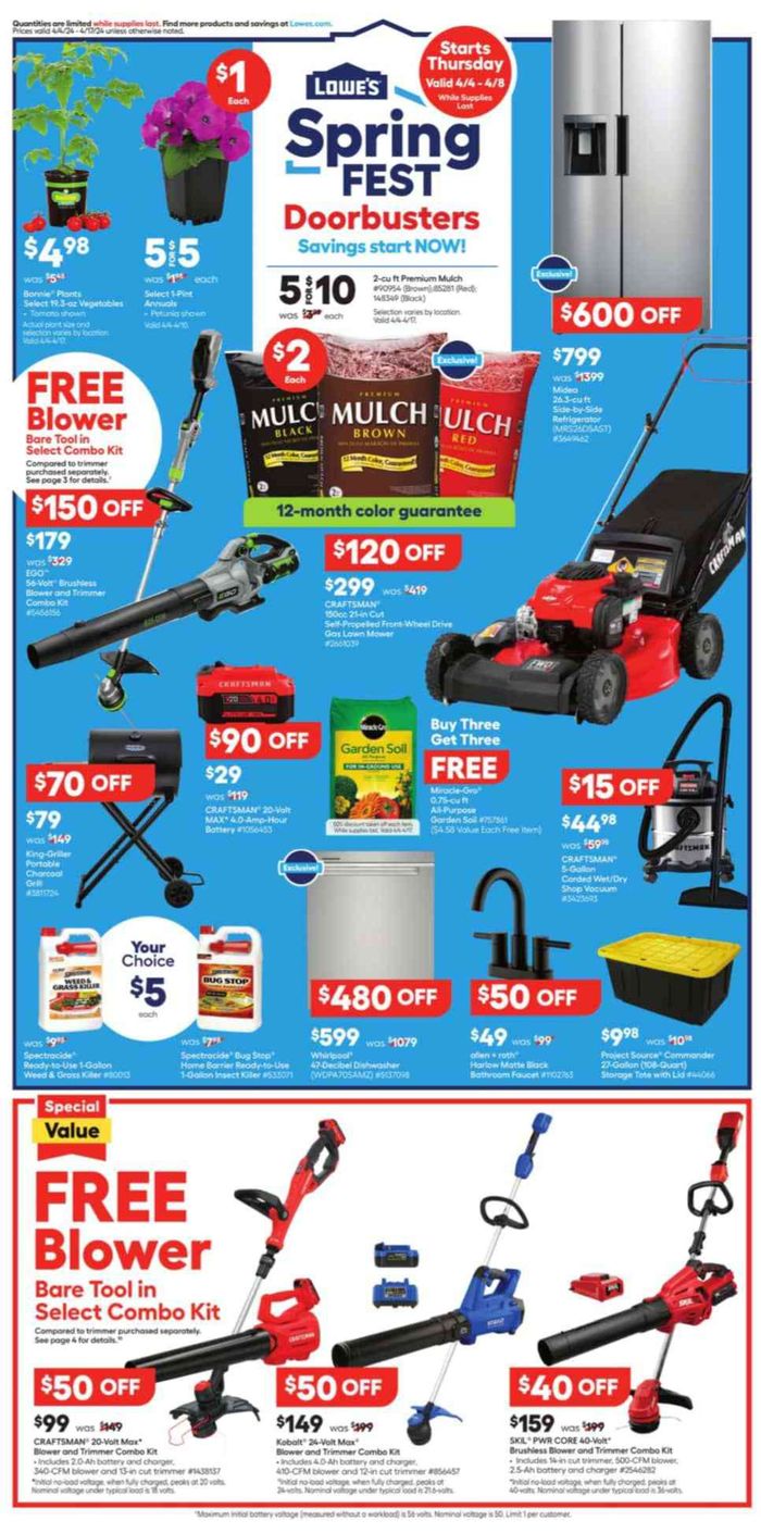 Lowe's Deals & Catalogues April 2024 Tiendeo