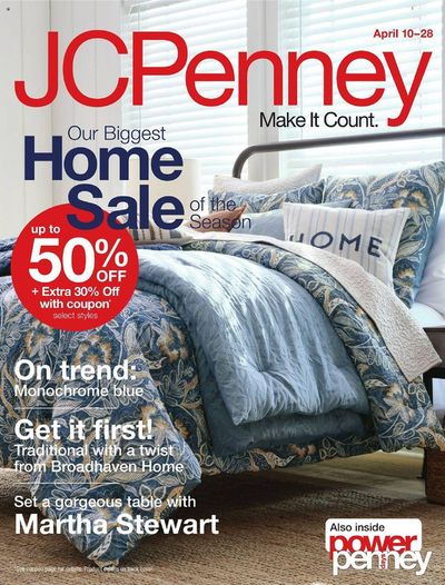 JC Penney catalogue | Our Biggest Home Sale Of The Season | 4/11/2024 - 4/28/2024