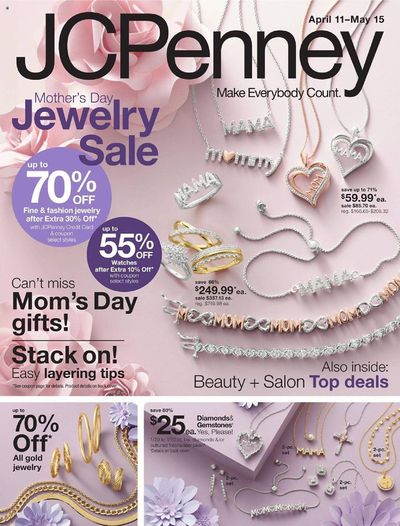 JC Penney catalogue | Mother's Day Jewelry Sale | 4/12/2024 - 5/15/2024