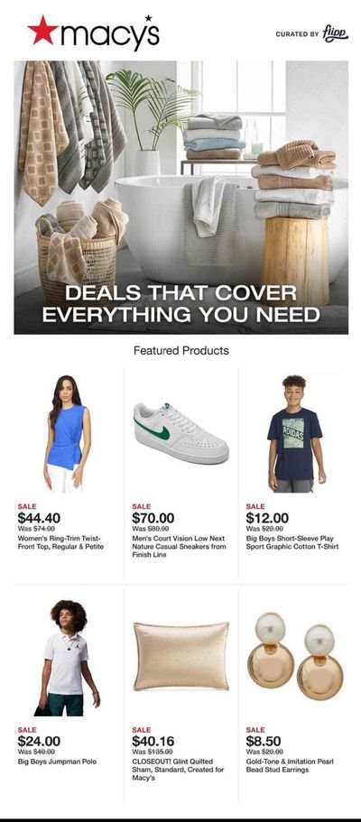 Macy's catalogue | Deals That Cover Everything You Need | 4/23/2024 - 4/25/2024
