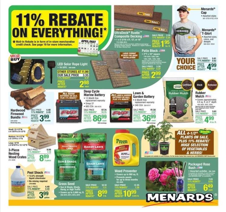Menards catalogue in Ontario OH | Menards Weekly Ad April 25 – May 5, 2024 | 4/25/2024 - 5/5/2024