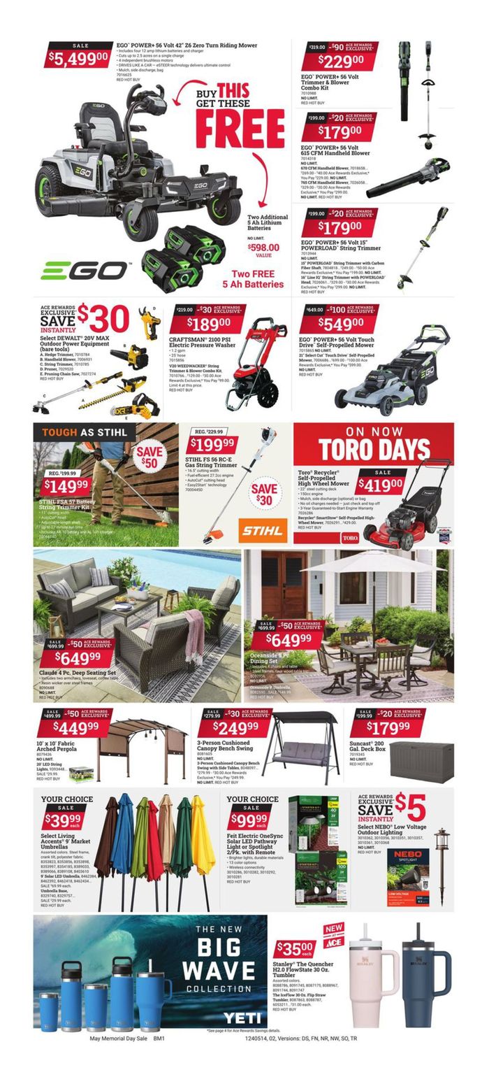 Ace Hardware Grand Junction CO 2401 North Ave, Unit 20 Store Hours