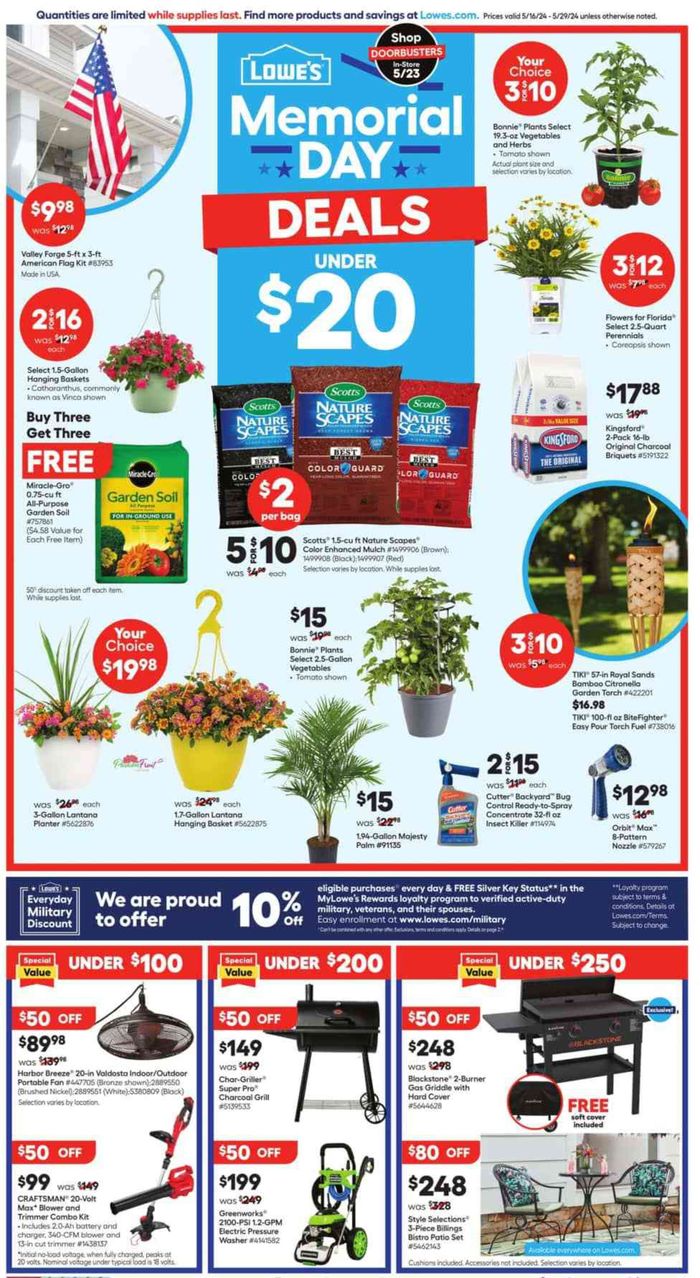 Lowe's in Hazard KY Memorial Day Ads & Coupons Tiendeo