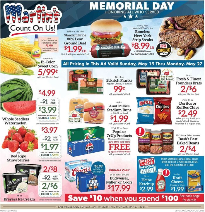 Martin's in Harrisonburg VA | Memorial Day Ads & Coupons | Tiendeo