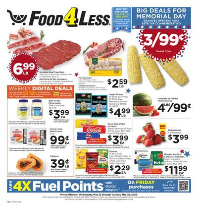Food 4 Less in El Cajon CA | Memorial Day Ads &amp; Coupons | Tiendeo