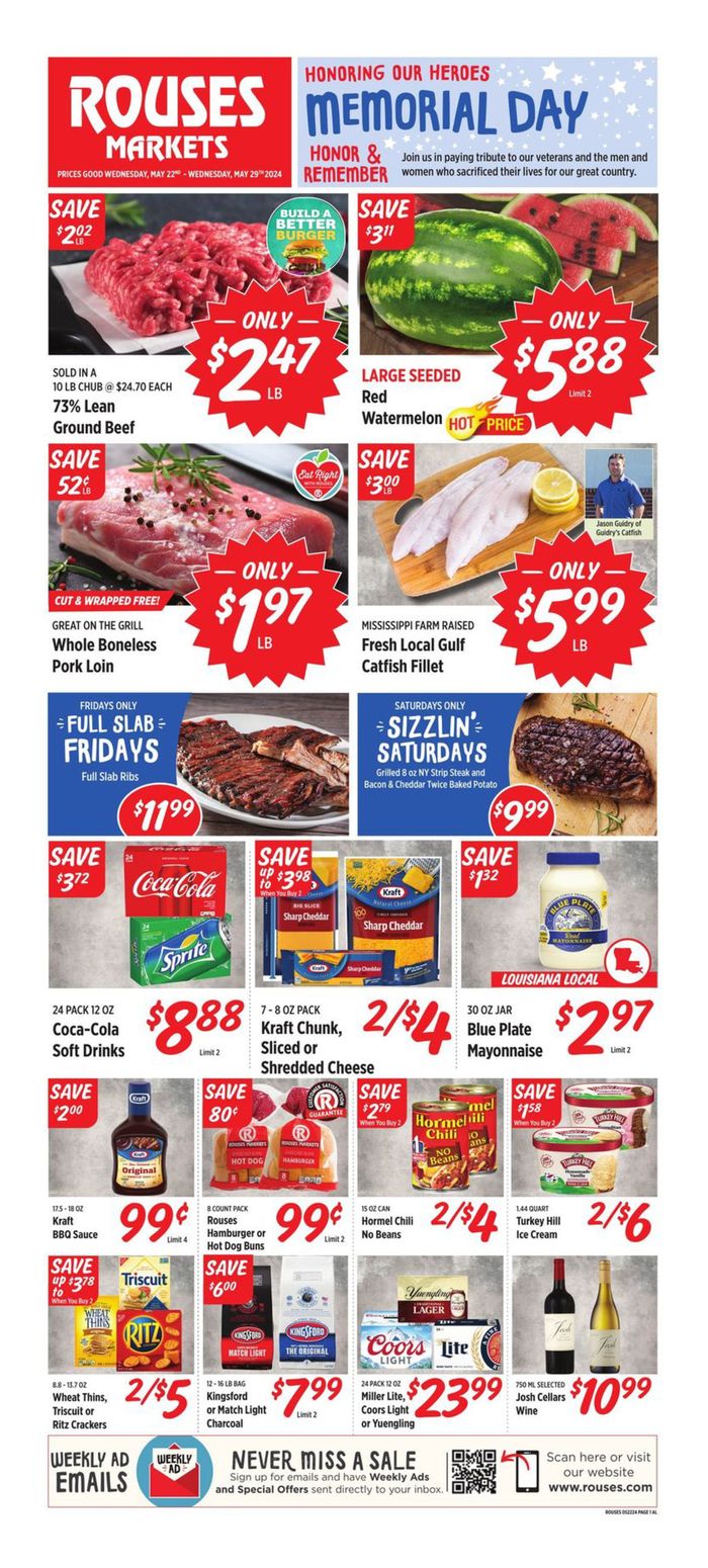 Rouses in Houma LA Memorial Day Ads & Coupons Tiendeo
