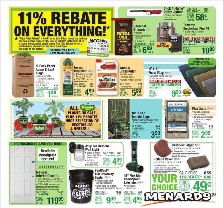 Menards in Waterloo IA Memorial Day Ads & Coupons Tiendeo