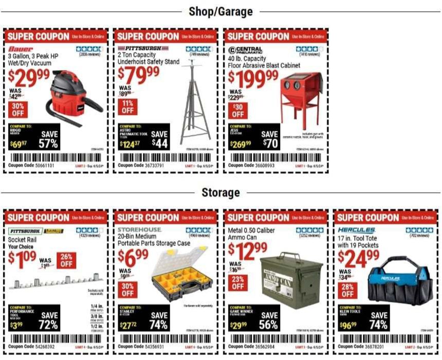 Harbor Freight Tools Father's day Coupons & Deals Tiendeo