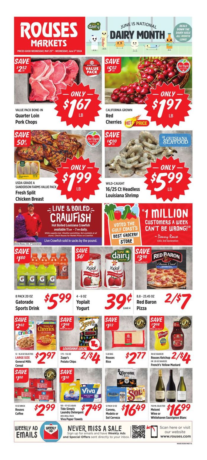 Rouses in Thibodaux LA Father's day Ads & Coupons Tiendeo