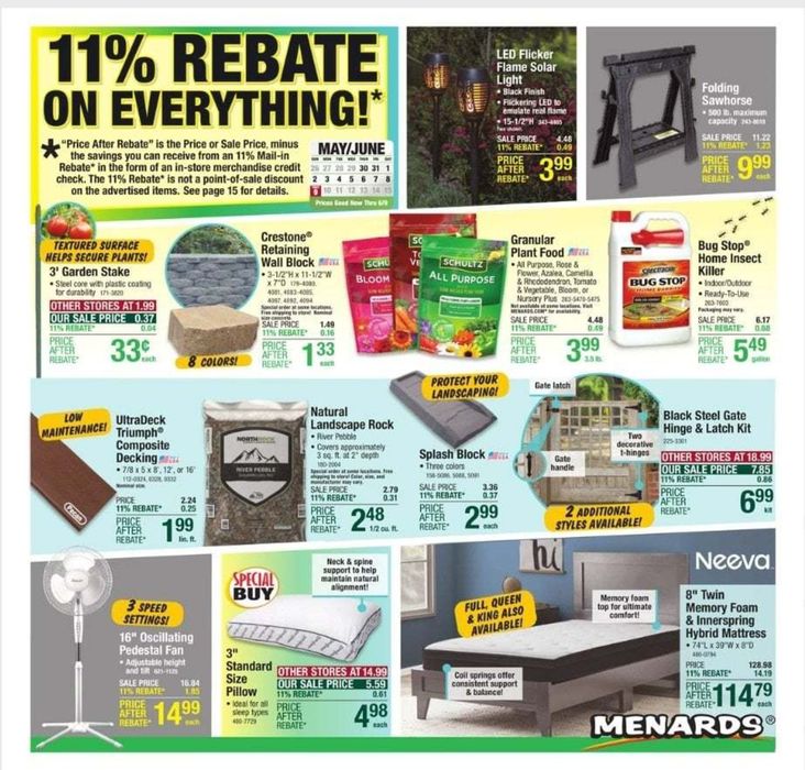 Menards catalogue in Moline IL | Menards Weekly Ad May 30 – June 9, 2024 | 5/30/2024 - 6/9/2024
