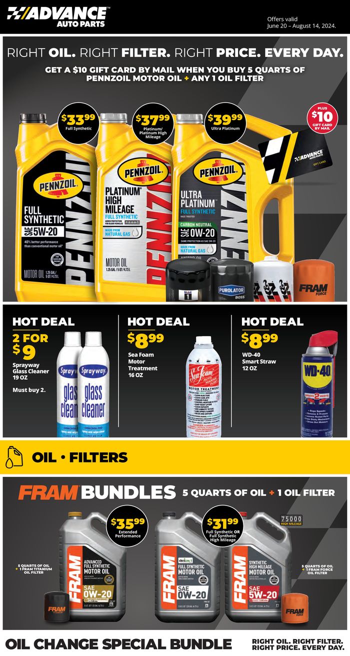 Advance Auto Parts Promo Codes & Coupons August 2024 Tiendeo