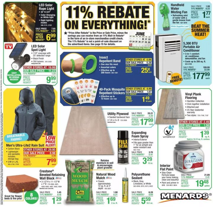 Menards Waterloo IA 1051 E SAN MARNAN DRIVE Store Hours & Deals