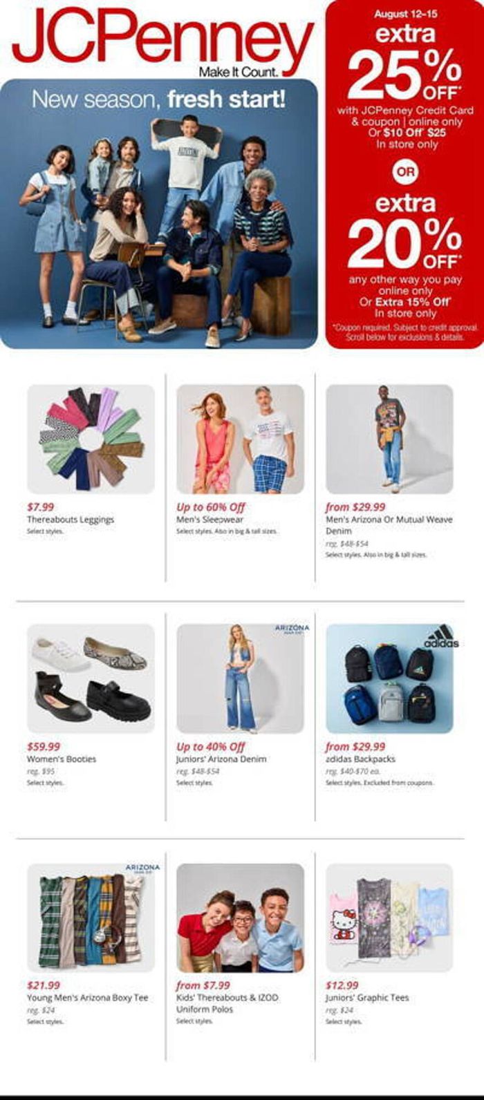 JC Penney catalogue in Moscow ID | JC Penney weekly ad | 8/12/2024 - 8/18/2024