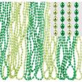 St. Patrick's Day Clear Green Bead Necklaces 24ct offers at $2 in Party City