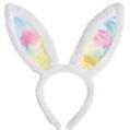 Rainbow Bunny Ears Fabric & Plastic Headband, 5in x 11in offers at $2.25 in Party City