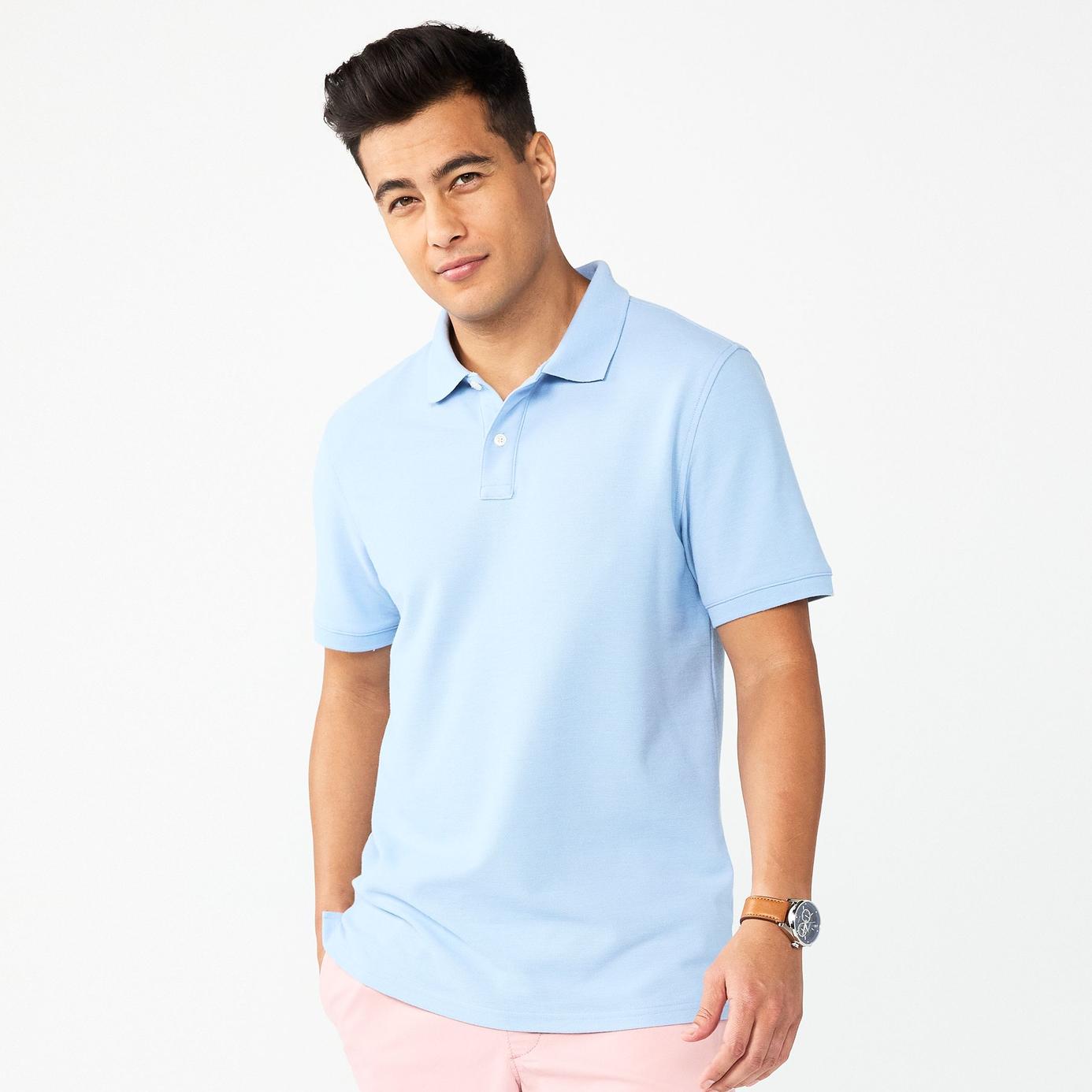 Men's Sonoma Goods For Life® Pique Polo offers at $14.99 in Kohl's