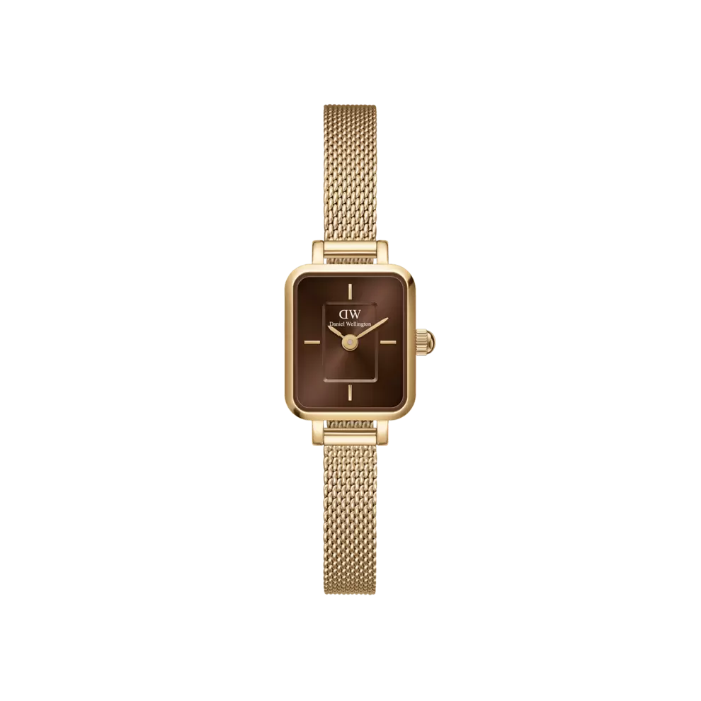 Quadro Mini Evergold Amber offers at $179 in Daniel Wellington